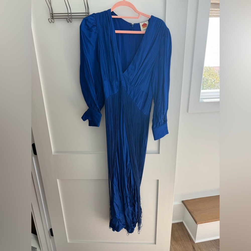 FARM Rio fringed maxi dress — NWT!